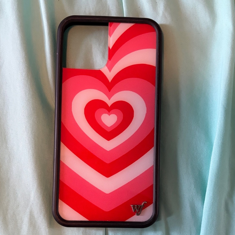 Red Heart Pattern Phone Case